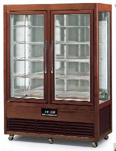Шкаф кондитерский холодильный Tecfrigo Saloon 1010Rg темный орех