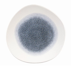 Тарелка мелкая "ВОЛНА" 26,4СМ, без борта, цвет Raku Topaz Blue, Studio Prints Rktbog101