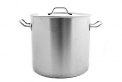 Кастрюля нерж с тройным дном 450x450мм объем 71,5L с дв.ручками, 101308 (Viatto)