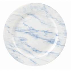 Купить тарелка мелкая 30,5см textured prints, цвет marble blue mblvp111 – цена от завода, доставка до двери | RuOborudovanie.ru