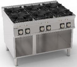 Плита 6 конфорочная 900 серии Tecnoinox Pcg12Fg9 313018 газ – купить в RuOborudovanie.ru с доставкой до двери Купить плита 6 конфорочная 900 серии tecnoinox pcg12fg9 313018 газ – цена от завода, доставка до двери | RuOborudovanie.ru
