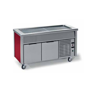 Прилавок для холодных блюд Emainox Evpr 12 8035220 с охлаждаемой поверхностью на холодильном шкафу