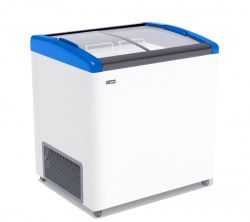Ларь морозильный Frostor Gellar FG275E гнутое стекло синий