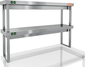 Полка тепловая Hicold TP2-15/4 двухъярусная настольная (1500х400х800мм)