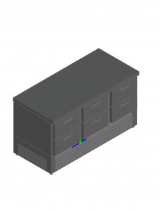 Стол с охлаждающим шкафом Hicold Gne222/Tn O