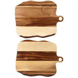 Купить блюдо деревянное 35х27см, двухстороннее, buffet wood zcawsqwb1 – цена от завода, доставка до двери | RuOborudovanie.ru