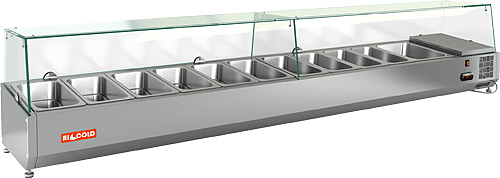 Витрина для ингридиентов Hicold VRTG2360 для стола Hicold Pz4