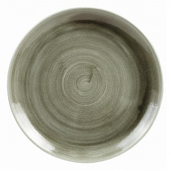 Купить тарелка мелкая 16,5см, без борта, stonecast patina, цвет burnished green pabgevp61 – цена от завода, доставка до двери | RuOborudovanie.ru