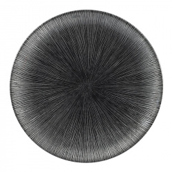 Купить тарелка мелкая 28,8см, без борта, цвет agano black, studio prints agblev111 – цена от завода, доставка до двери | RuOborudovanie.ru