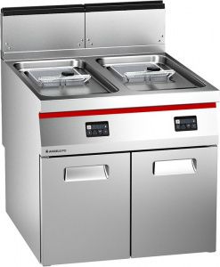 Фритюрница Angelo Po 1T1FR4GD газовая 2 ванны 12+12л