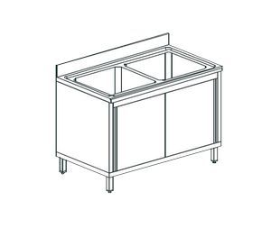 Ванна моечная Apach Chef Line L2S126-54Sd