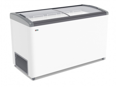 Ларь морозильный Frostor Gellar FG500E гнутое стекло серый