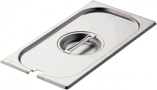 Крышка к гастроемкости Hurakan Gd-P 1/3 с отверстием для ложки