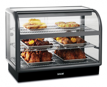 Витрина тепловая  Lincat C6H 100B настольная, 3 полки, раздвижные дверцы Lincat C6H 100B