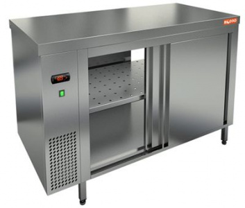 Стол-купе тепловой Hicold TS T 16 GN O (1600x700x850) сквозной островной