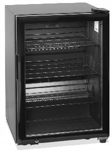 Шкаф морозильный / для пресервов, икры со стеклом Tefcold Ur90G-Sub Zero черный