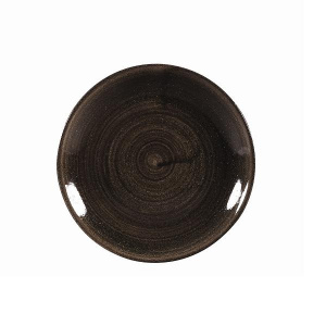 Тарелка мелкая 16,5СМ, без борта, Stonecast Patina, цвет Iron Black Paibevp61