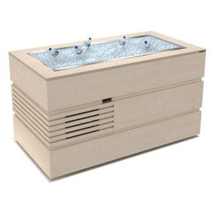 Буфет с ванной для льда Техно-ТТ БВЛ-103/966а венге, полка закрытая пристенная, подсветка