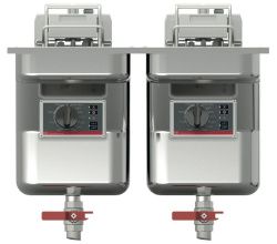 Купить фритюрница fri fri basic+ built-in с 2 ванной 1x12.5-14.5 + 1x7.5-9л электрическая встраиваемая – цена от завода, доставка до двери | RuOborudovanie.ru