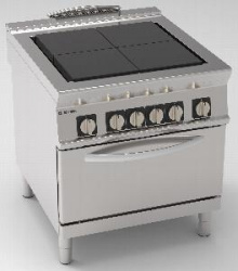 Плита 4 конфорочная 740 серии Tecnoinox Pfu8E7 716107