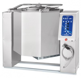 Котел пищеварочный Abat КПЭМ-250-ОМ2 арт.11000018929 со сливным краном и миксером, электрич.