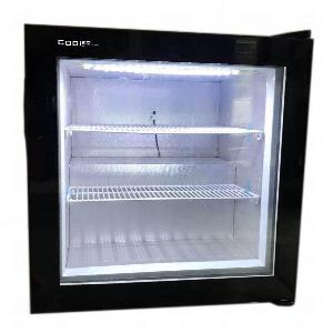 Шкаф морозильный Cooleq UF100G (черный) на 98л со стеклом