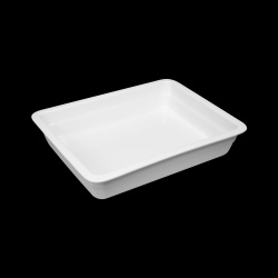 Купить гастроемкость керамическая corone gn 1/2 326х265х60 мм белая [lq-qk15029] – цена от завода, доставка до двери | RuOborudovanie.ru